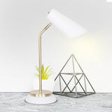 Sarantino White/Brass Table Lamp