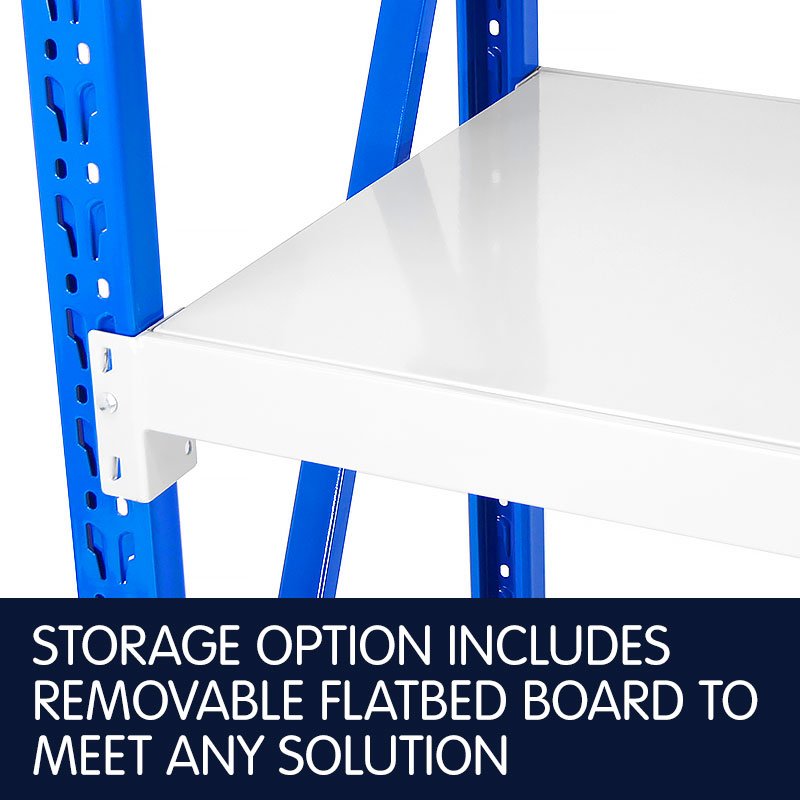 Garage Storage Steel Rack Shelving 1.5m-wide 400kg