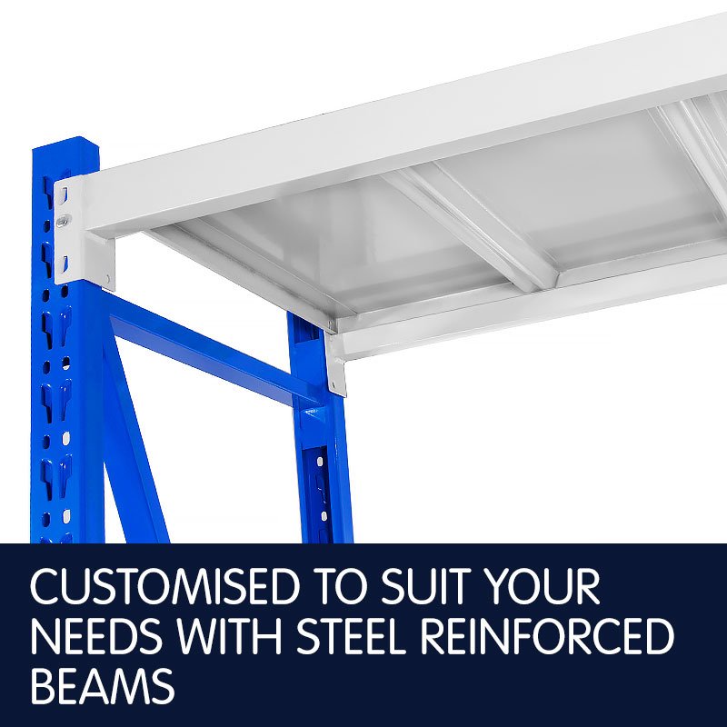 1 Bay Garage Storage Steel Rack Shelving 1.5m 800kg