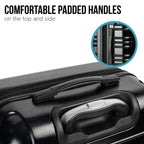 Olympus Noctis Suitcase 24in Hard Shell ABS+PC - Stygian Black