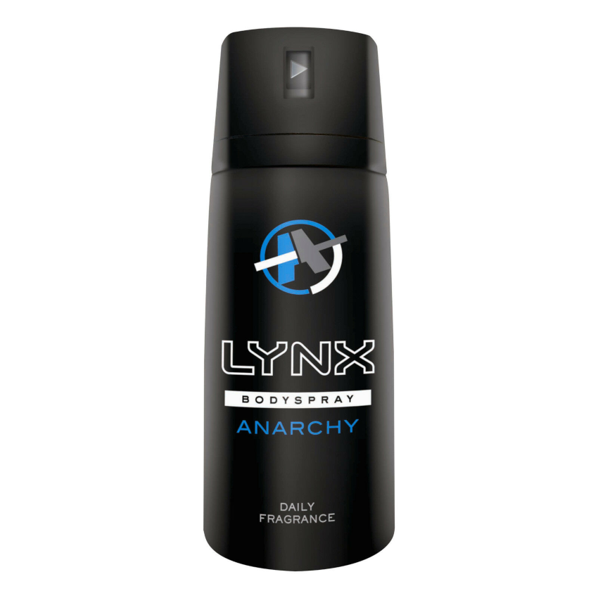 Lynx Men Body Spray Aerosol Deodorant Anarchy 155ml