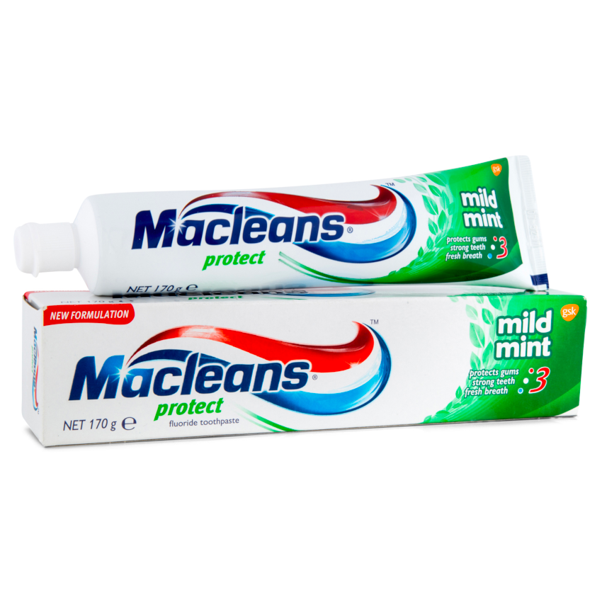 6 Pack x Macleans Protect Toothpaste Mild Mint 170g