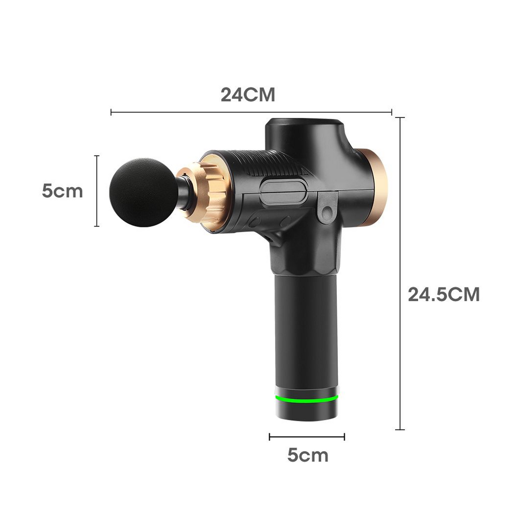 Electric Massage Gun With 4 Heads Percussion