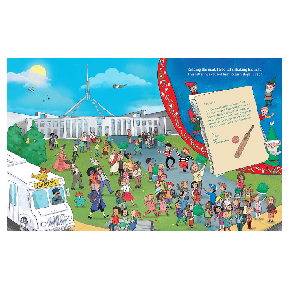 I Saw Santa in Australia Book