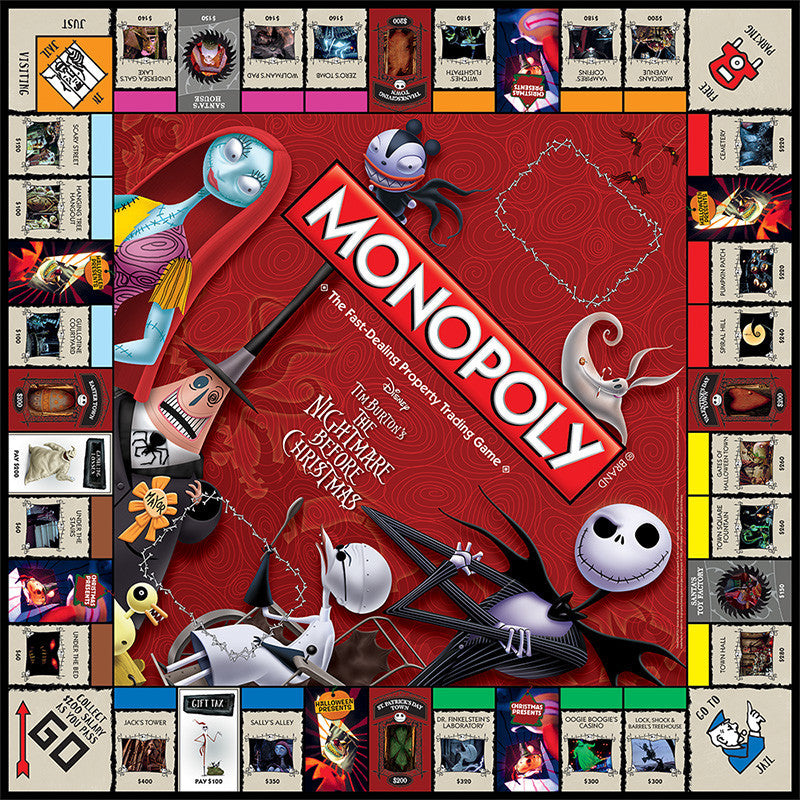 Monopoly Tim Burton's The Nightmare Before Christmas