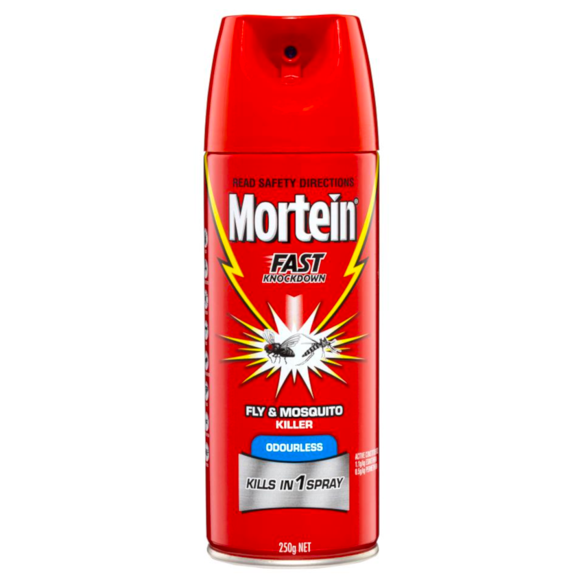 Mortein Fast Knockdown Fly & Mosquito Killer Odourless 250g