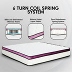 Laura Hill Memory Foam Cool Gel Infused King Mattress