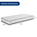 Laura Hill Pocket Spring Mattress - King Single