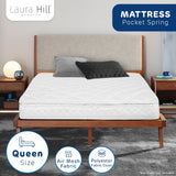 Laura Hill Pillow Top Pocket Spring 22in Mattress - Queen