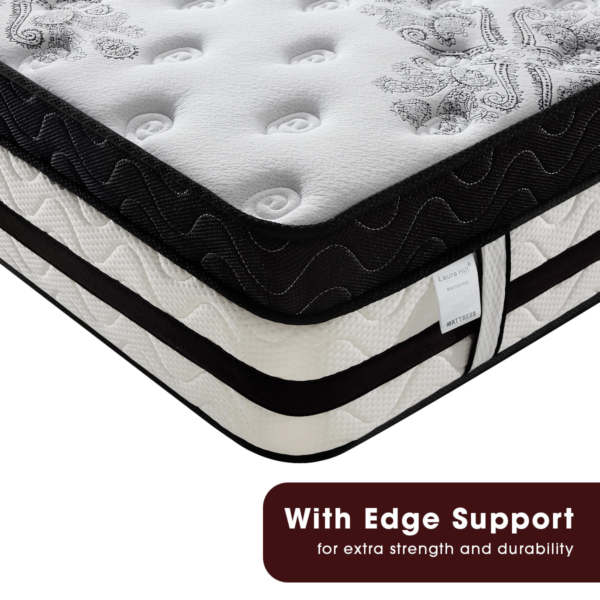 Laura Hill King Single Mattress  with Euro Top - 34cm