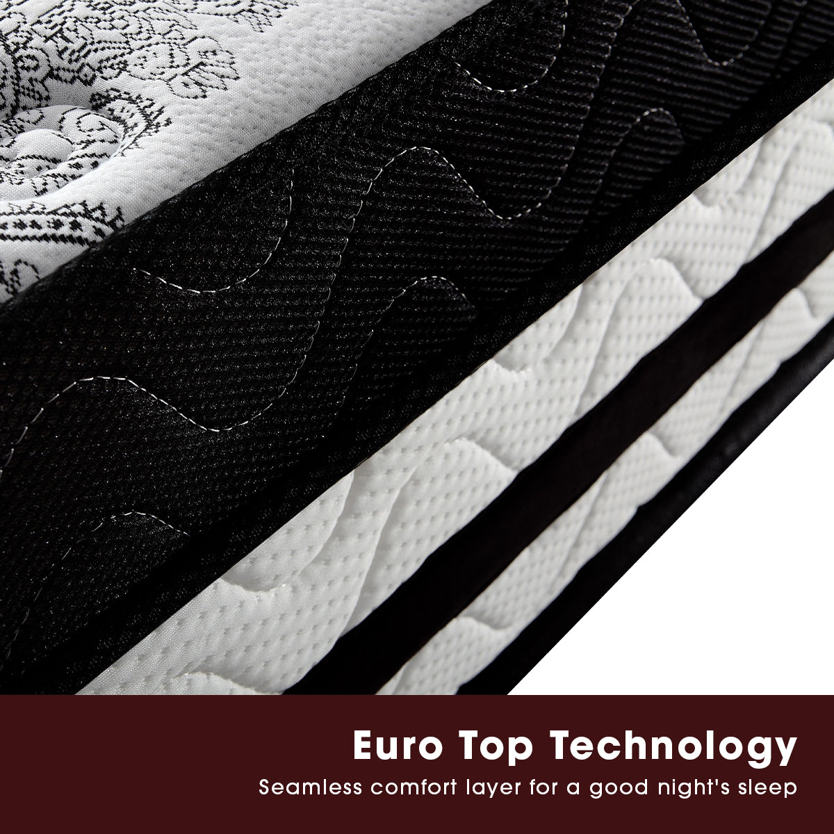 Laura Hill King Single Mattress  with Euro Top - 34cm