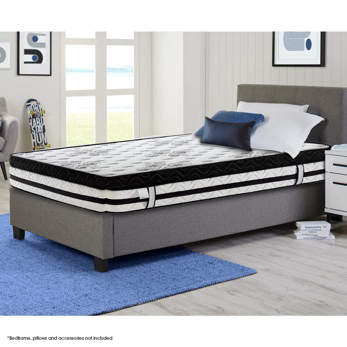Laura Hill King Single Mattress  with Euro Top - 34cm