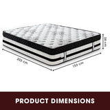 Laura Hill Queen Mattress  with Euro Top - 34cm