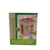 KidUs Multi Function Toddler Activity Box-Clown