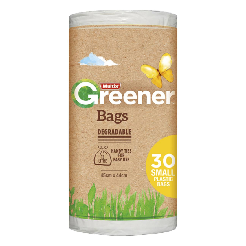 2 x Multix Degradable Plant Kitchen Tidy Bags Small 30 pack