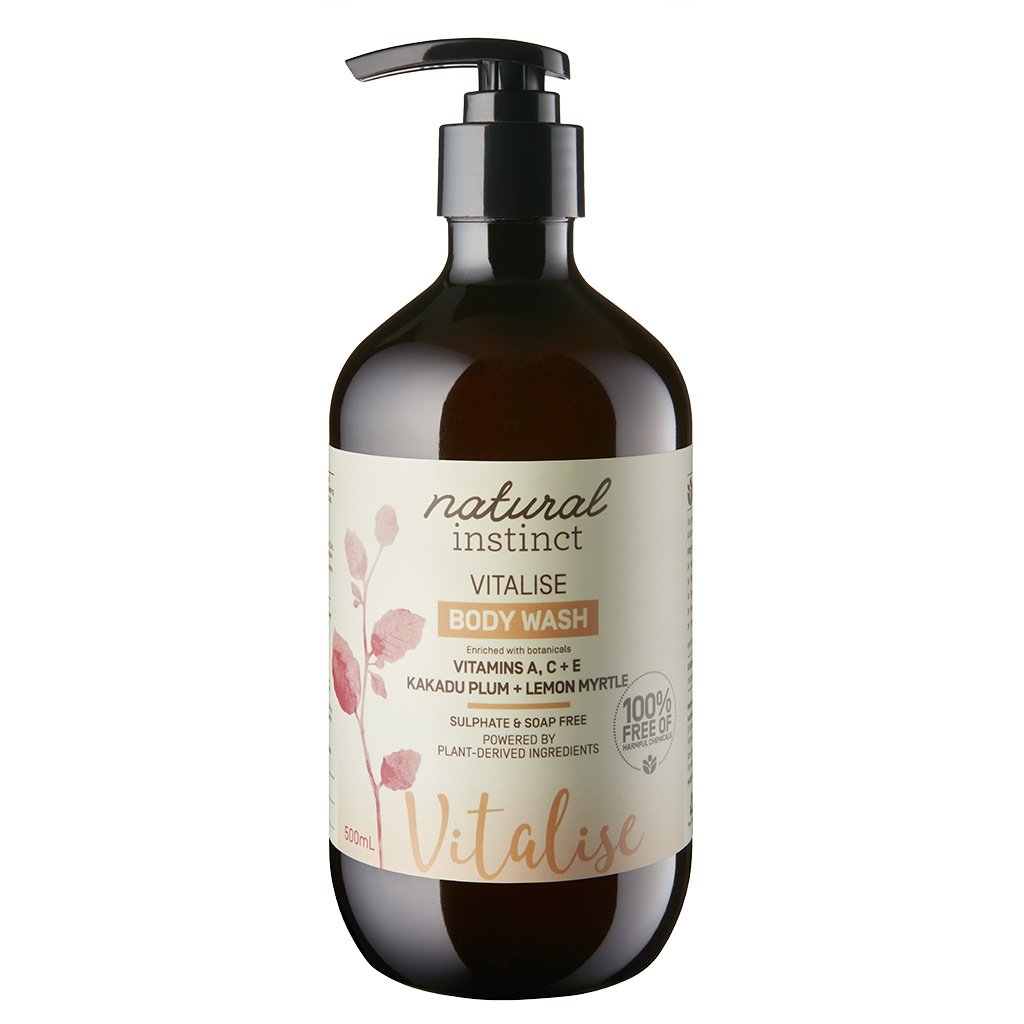 Natural Instinct Vitalise Body Wash - Kakadu Plum & Lemon Myrtle - 500ml
