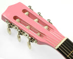 Childrens Guitar Karrera 34in Acoustic Wooden - Pink