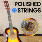 Childrens Guitar Karrera 34in Acoustic Wooden - Sunburst