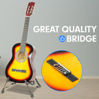 Childrens Guitar Karrera 34in Acoustic Wooden - Sunburst