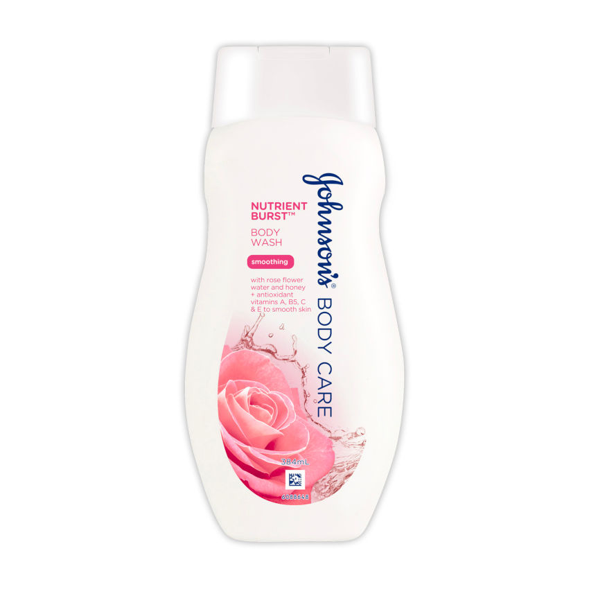 3 Pack x Johnson's Nutrient Boost Smoothing Rose 384mL