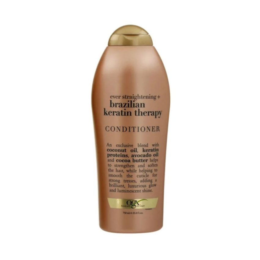 OGX Ever Straight Brazilian Keratin Therapy Conditioner 750mL