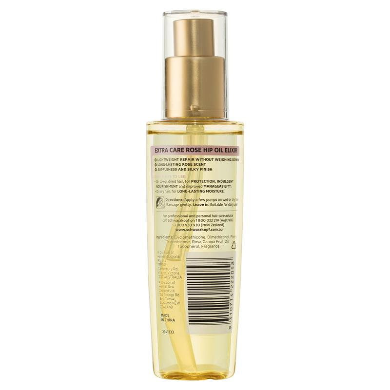 Schwarzkopf Extra Care Rose Hip Oil Elixir 80ml