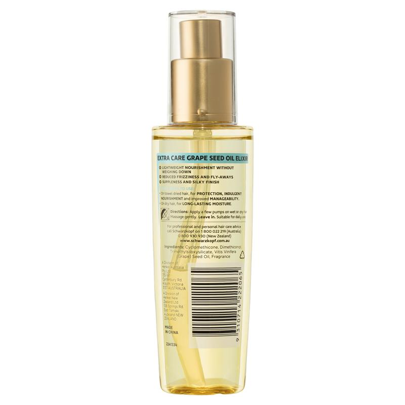 Schwarzkopf Extra Care Grape Seed Oil Elixir 80ml