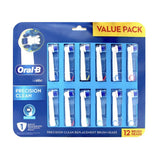 Oral B Precision Clean Replacement Brush Heads - 12 pack