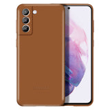 Samsung Galaxy S21+ Leather Case - Brown