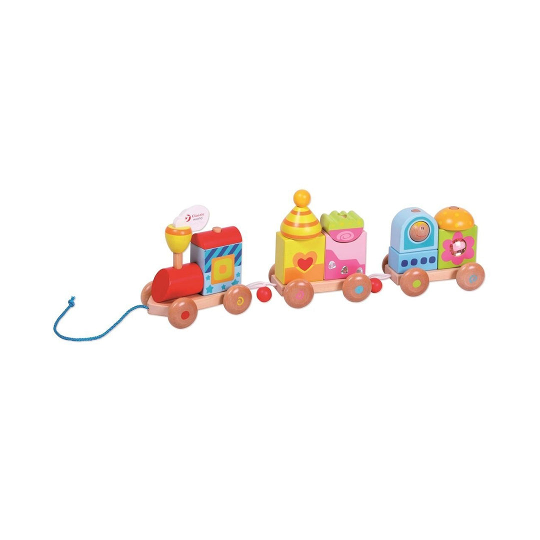 Classic World Wooden Pull Train Toy