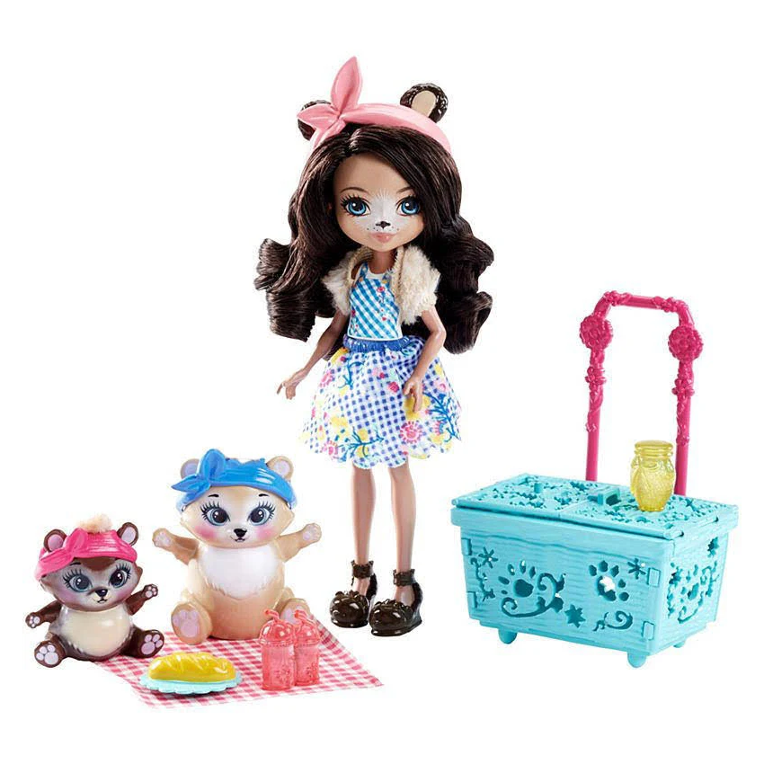 Enchantimals Paws for A Picnic Doll Set