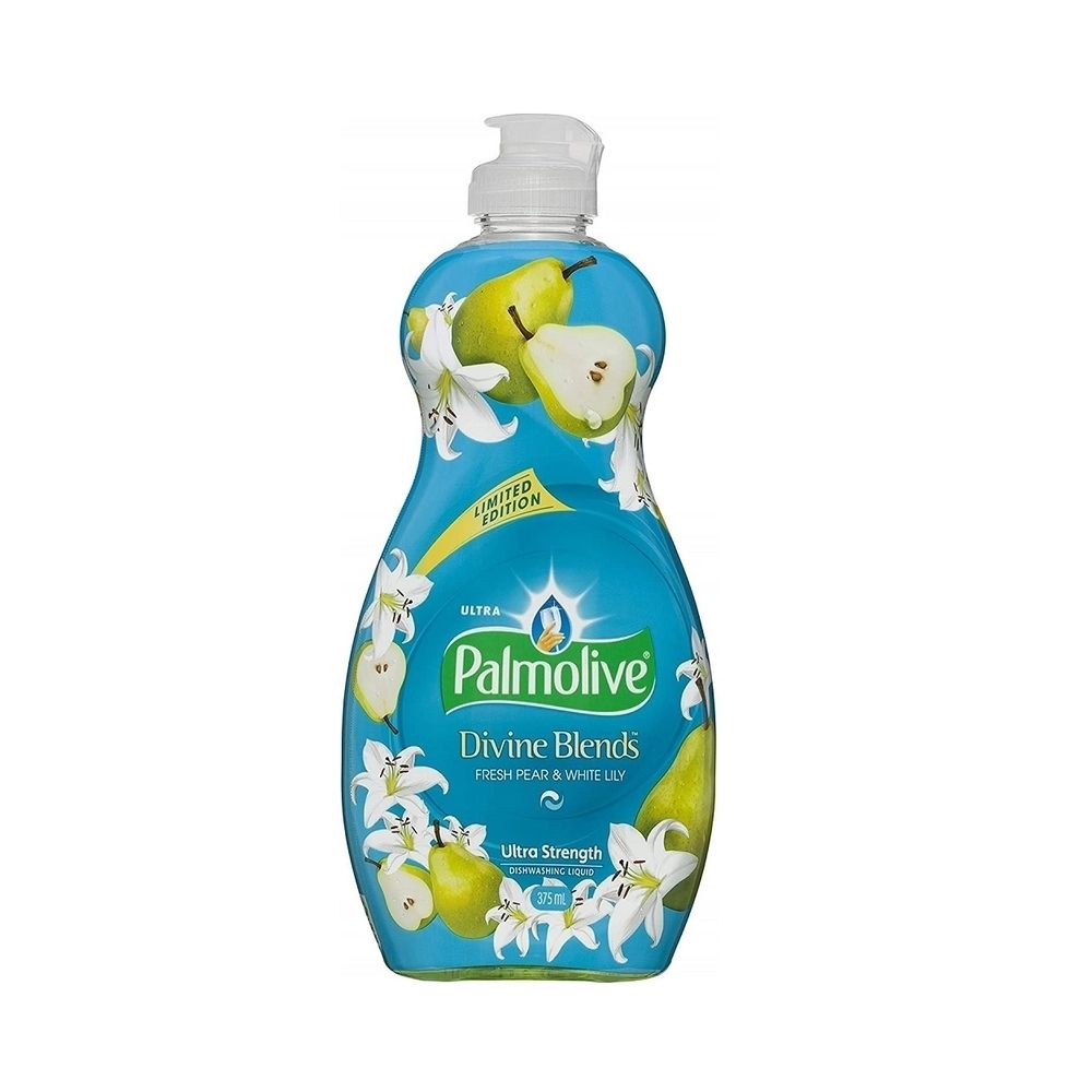 2 Pack x Palmolive Divine Blends Ultra Concentrate Dishwashing Liquid Fresh Pear & White Lily 375mL