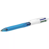 12 x BIC 4 Colour Grip Retractable Ballpoint Pen