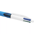 12 Pack x BIC 4 Colour Grip Retractable Ballpoint Pen