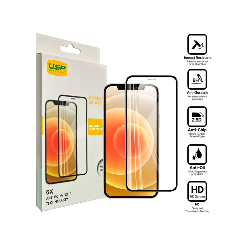 iPhone 14 Pro Max Armor Glass Full Cover Screen Protector