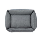 Paws & Claws Large Pia Walled Pet Bed - 80x60x20 - Grey