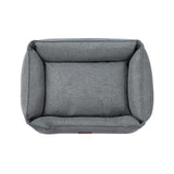 Paws & Claws Large Pia Walled Pet Bed - 80x60x20 - Grey