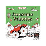 Pictura Awesome vehicles Colouring Book