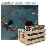 Crosley Record Storage Crate &  Powderfinger Odyssey Number Five - Vinyl Album Bundle