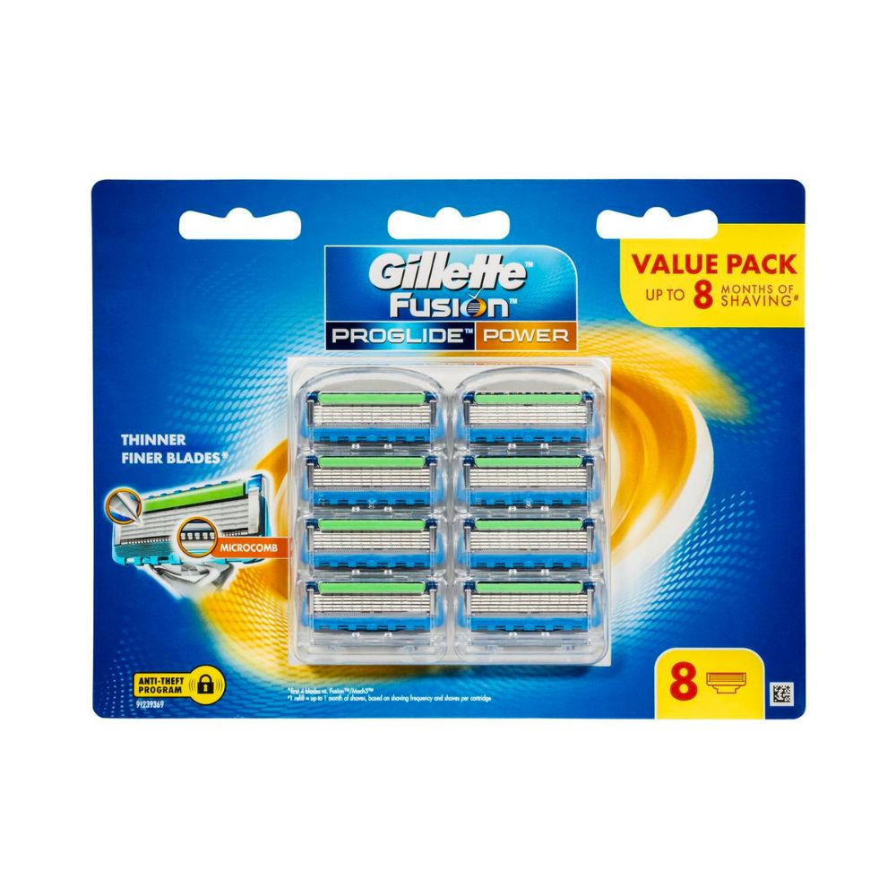 Gillette Fusion ProGlide Power Cartridges - 8 Pack