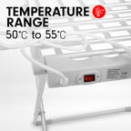 Pronti Heated Towel Clothes Rack Dryer Bathroom Air Warmer 230W
