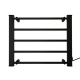 Pronti Heated Electric Towel Bathroom Rack EV-90- Black