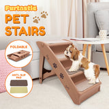 Furtastic 50cm Foldable Step Ladder Stairs - Brown