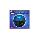 3D Sphere Map of The World Puzzle 212 Pieces