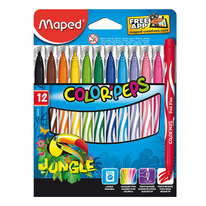 Maped Color Peps Jungle Kids Washable Markers