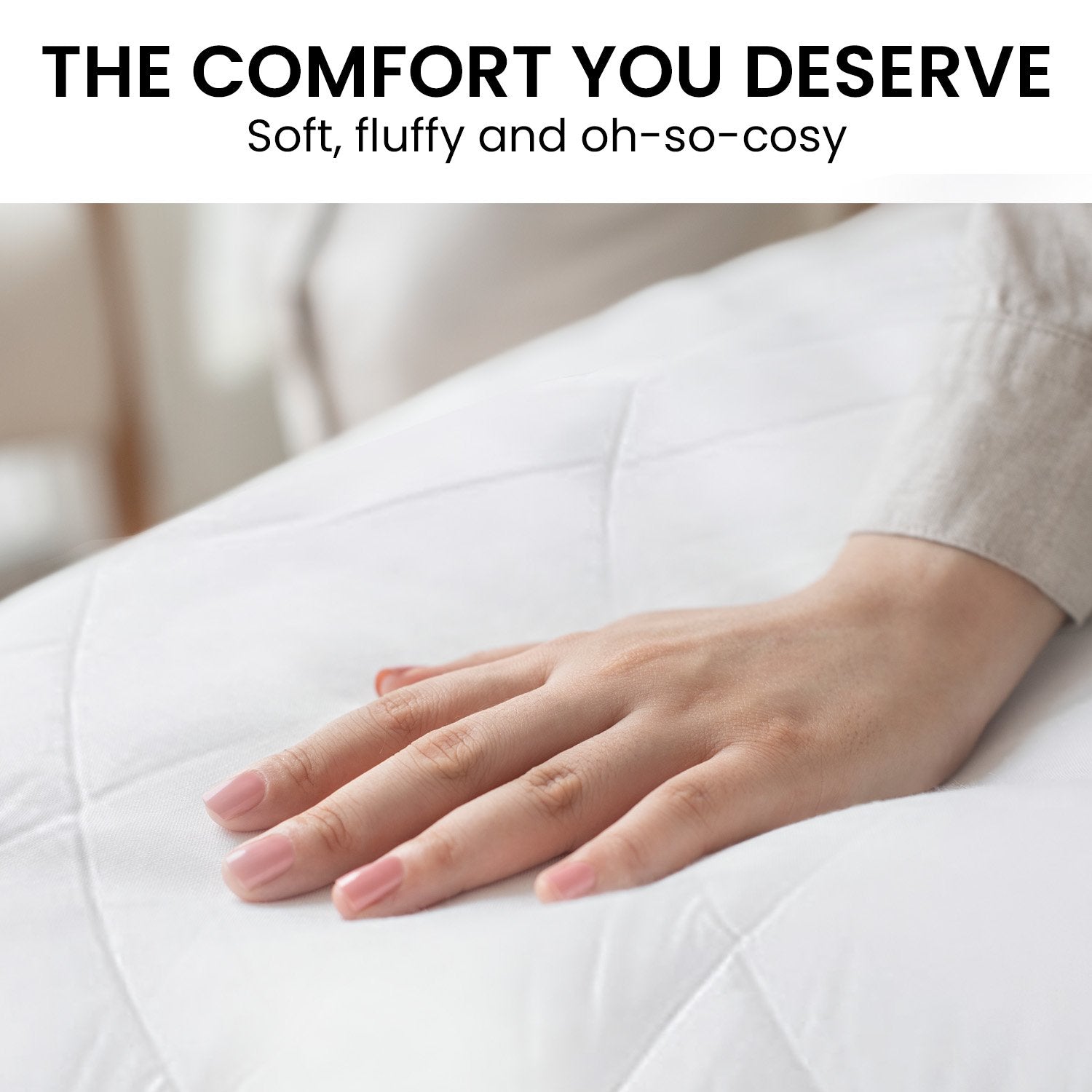 Laura Hill 400GSM Microfibre Bamboo Quilt Comforter Doona - Queen