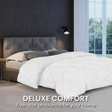 Laura Hill 400GSM Microfibre Bamboo Quilt Comforter Doona - Queen