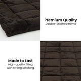 Laura Hill 500GSM Faux Mink Quilt Comforter Doona - Queen