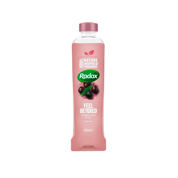 Radox Feel Detoxed Acai Berry & Clay Bath Soak 500ml