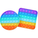 Silicon Popper Sensory Fidget Toys - Rainbow